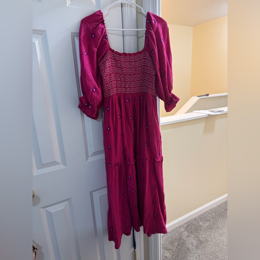 Amazon Women's Long Sleeve Dress - Pink